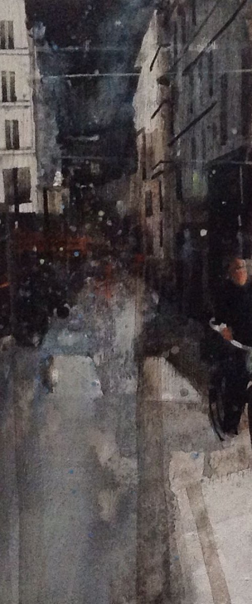  Another rainy day in Paris, 14 Feb by Julian Sutherland-Beatson