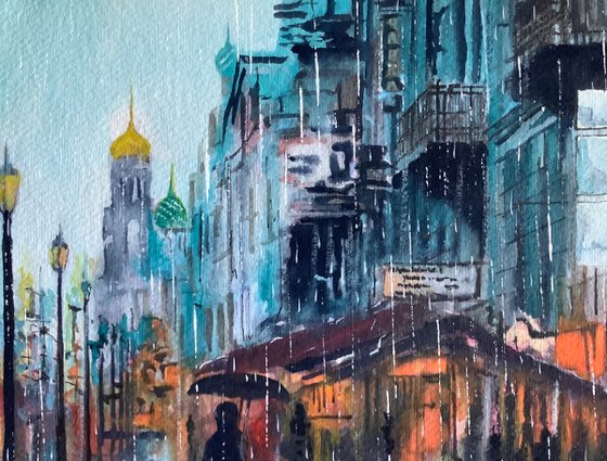 Rain in Saint Petersburg