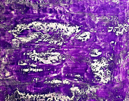 Purple wine (n.279) - 90 x 70 x 2,50 cm - ready to hang - acrylic painting on stretched canvas by Alessio Mazzarulli