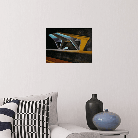 Late Evening at Warsaw Powiśle Station