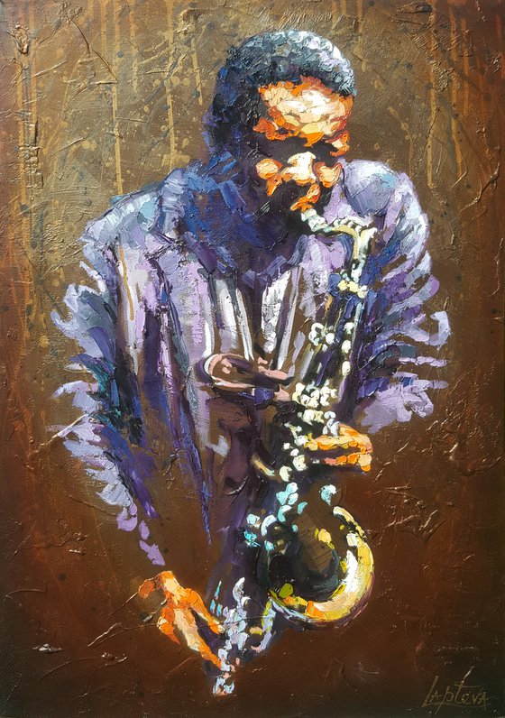 Jazz improvisation  -  painting