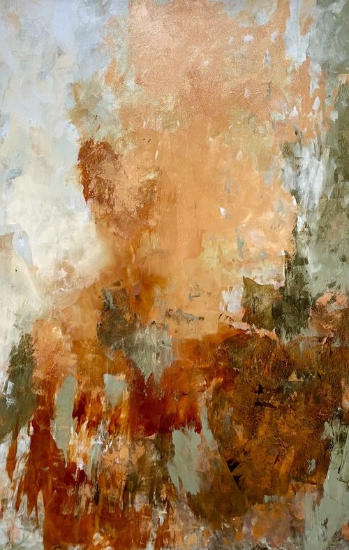 Tangle orange by Miri Baruch