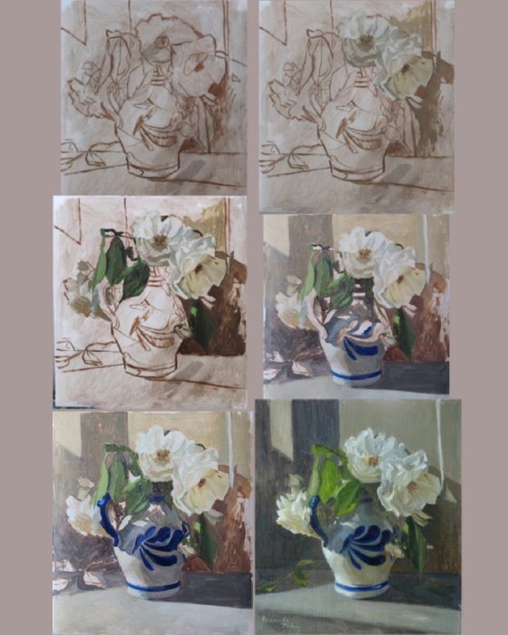 Roses in a vase