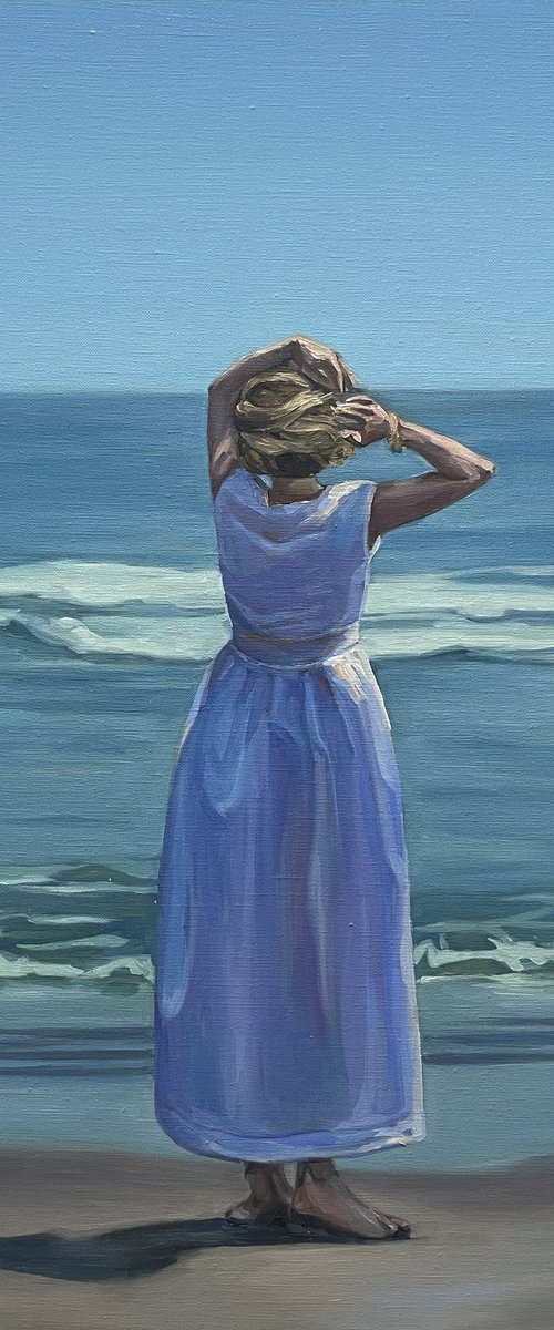 Girl by the sea by Guzel Min