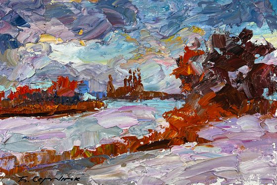 December Over the River