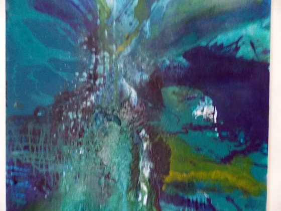 ABSTRACT SEASCAPE BLUE 2