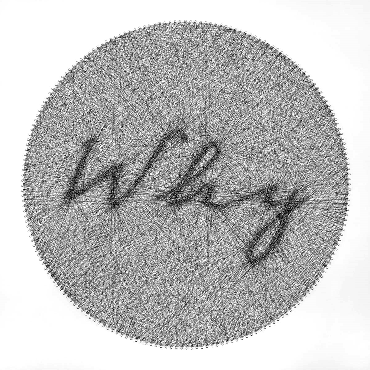 Graphic Abstract Sculpture By Andrey Saharov, 22 X 22, Why, Original Artwork