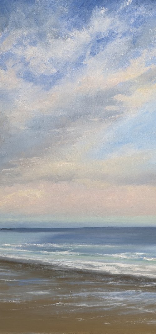 Evening Filey Brigg by Sarah Louise Armstrong