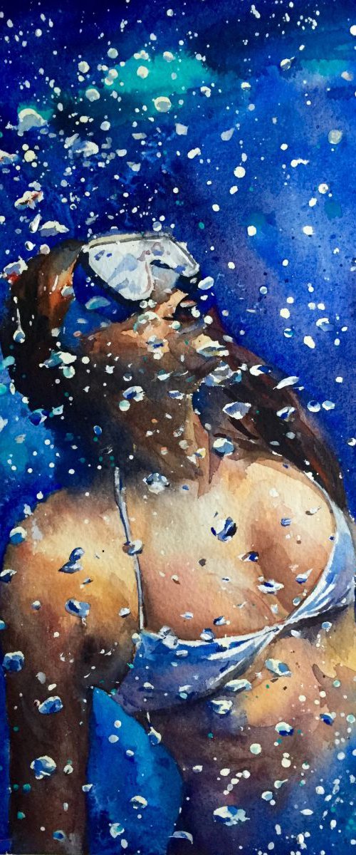 Diver Girl by Jing Chen