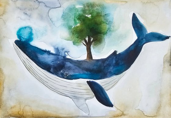 Whale with tree(small)