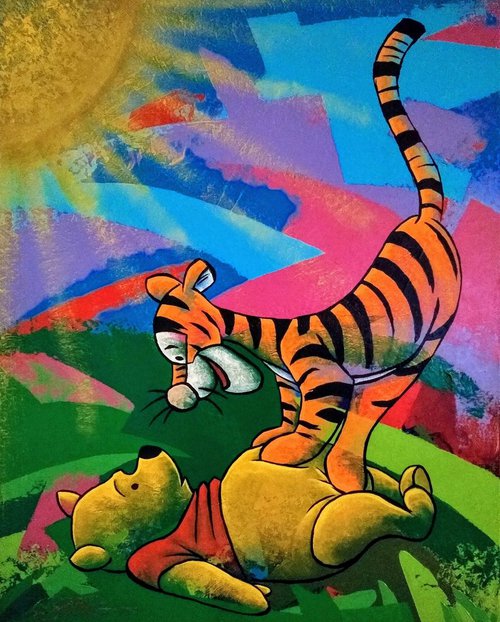 Winnie the Pooh and Tigger too by Guy Roames