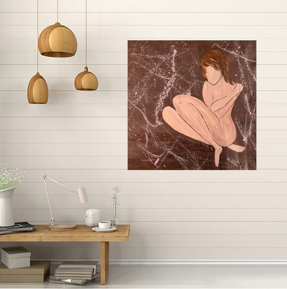Woman Nude Original Painting