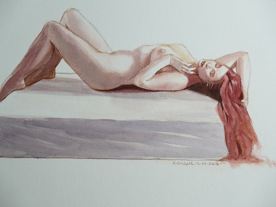 Reclining female nude