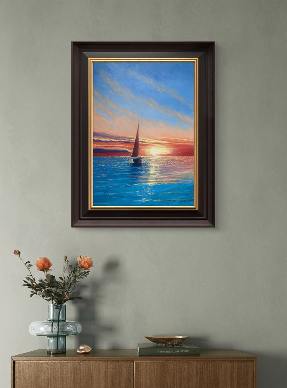 Twilight Over the Sea