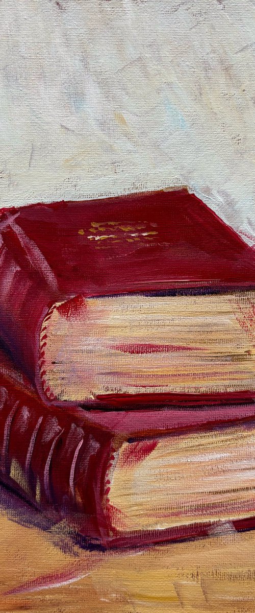 Vintage Books Still Life by Dmitry Fedorov