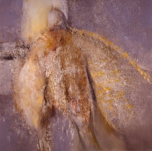 Transfigure #7, The Bird, 80x80 cm by Frederic Belaubre