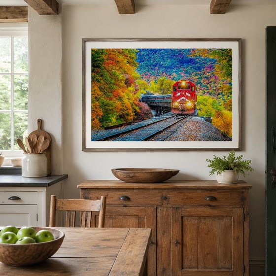 Frankenstein Trestle, White Mountains, 61x41