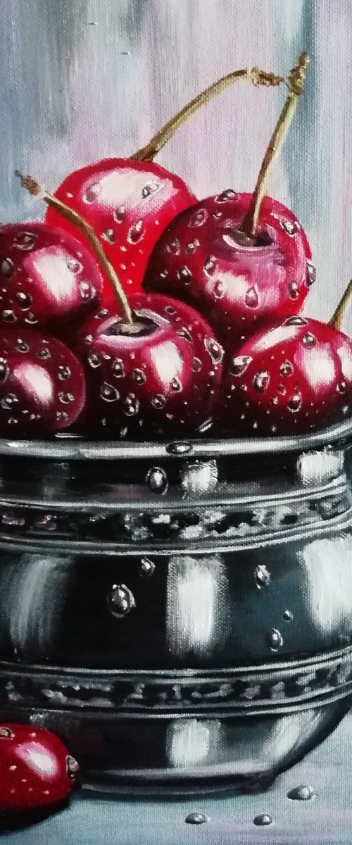 Cherries obsession by Nataliia Plakhotnyk
