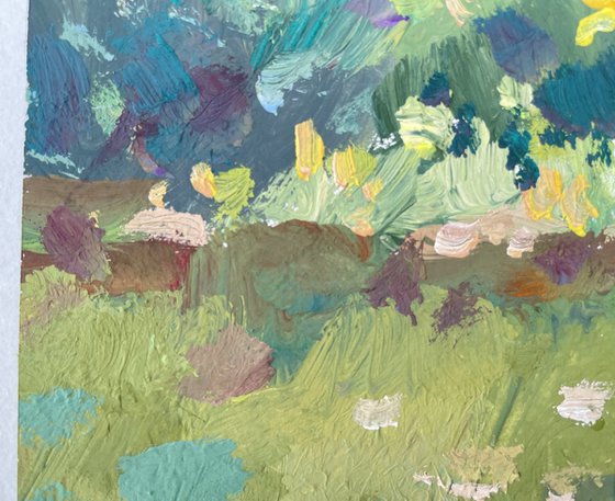 Summer pond echo