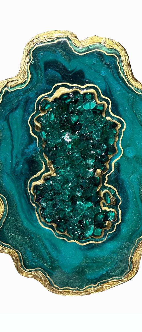 Little gem. Malachite series. by Alexandra Dobreikin