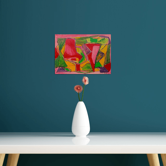 Yesterday - original abstract