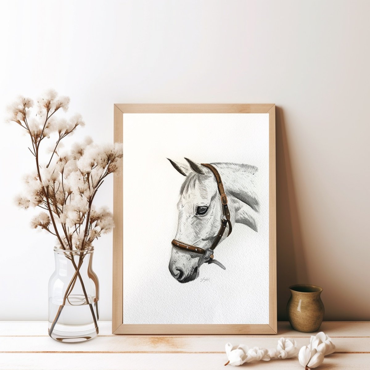Impressionistic Watercolour , Watercolour Horse By Amelia Taylor, 8 X 12, Artwork For Sale On Artfinder