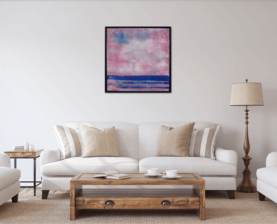 Seascape in pink