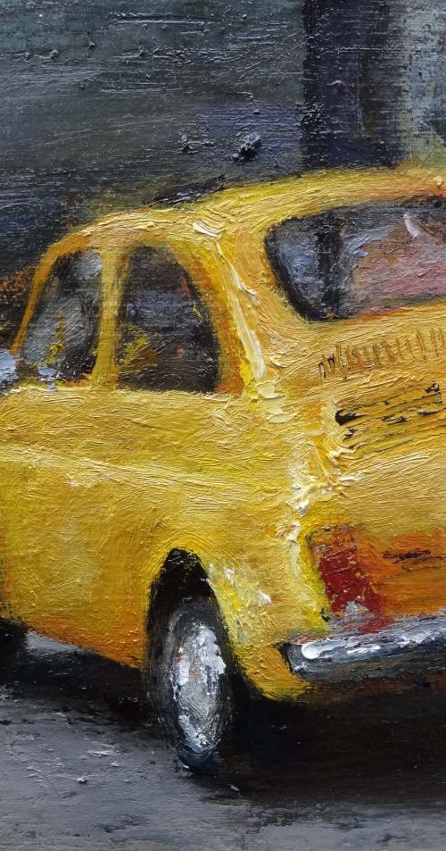 Fiat 500 yellow by Manuel Leonardi