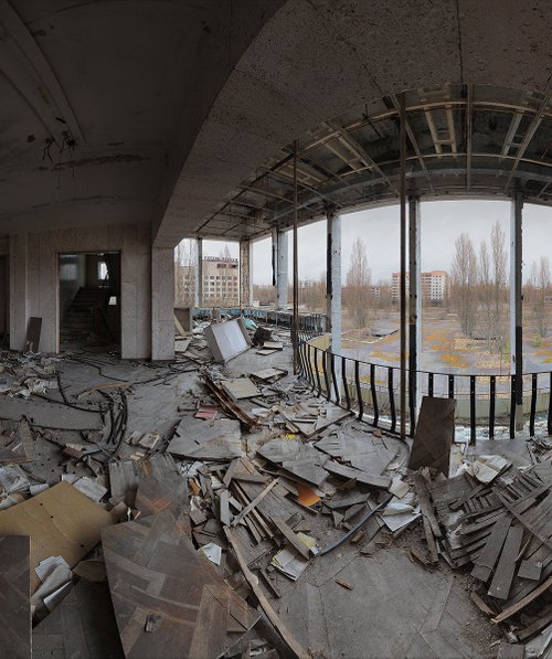 #85. Pripyat Energetic Palace of Culture Upper floor 1 - XL size by Stanislav Vederskyi