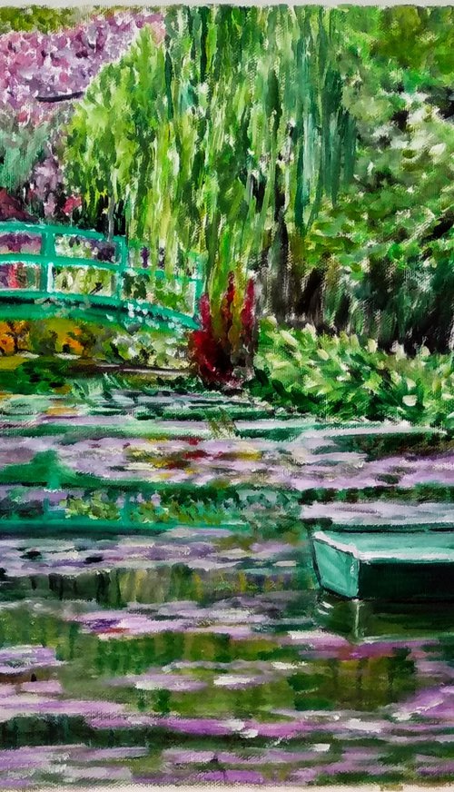Monet's garden by Isabelle Lucas
