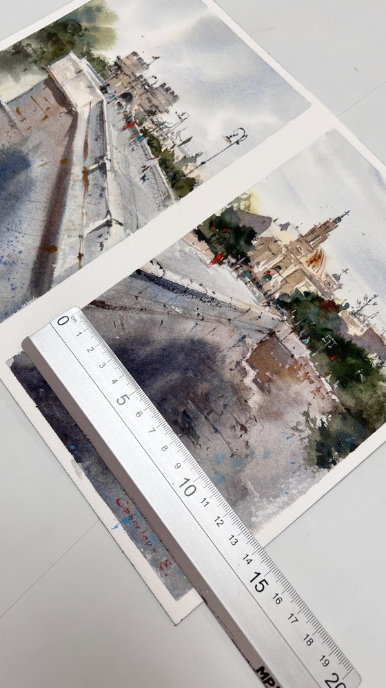 Serrans Bridge Views(Diptych)