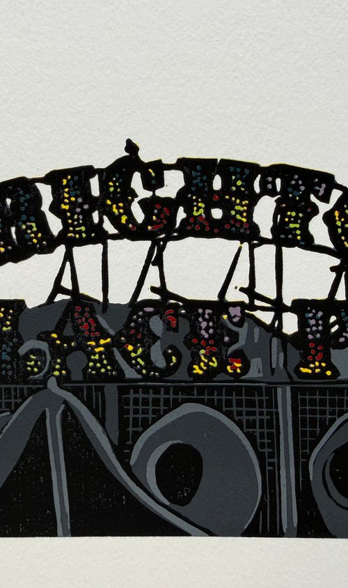 Brighton Pier Lights (viii) by Kirstie Dedman