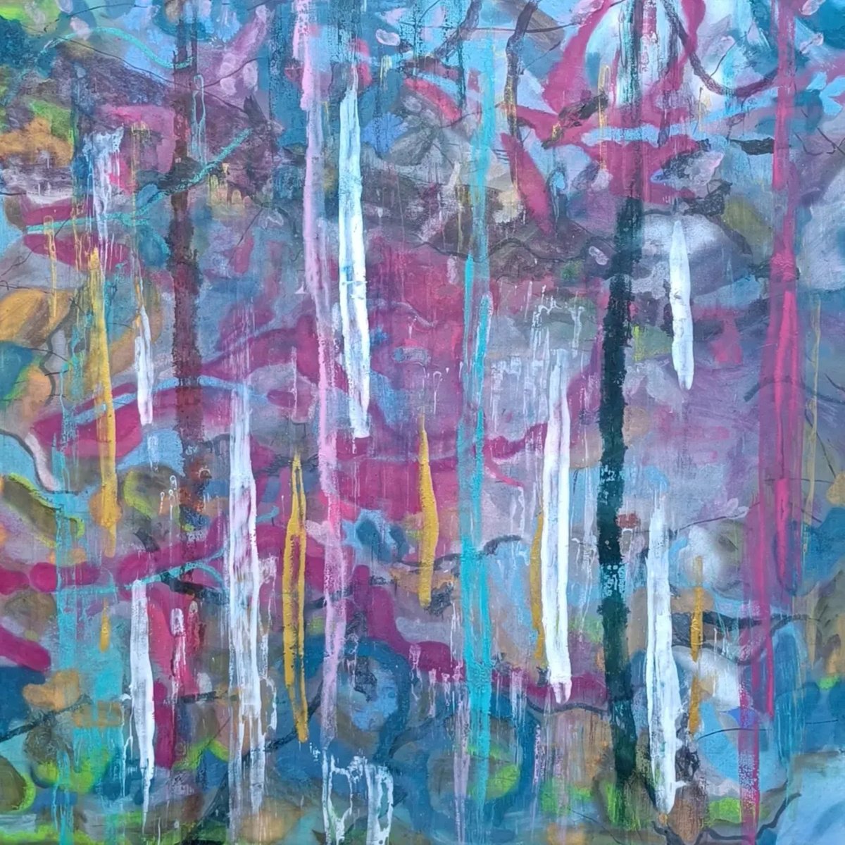 Impressionistic Painting , Legumineuses By Mieke Van Os, 39 X 39, Artwork For Sale On Artfinder