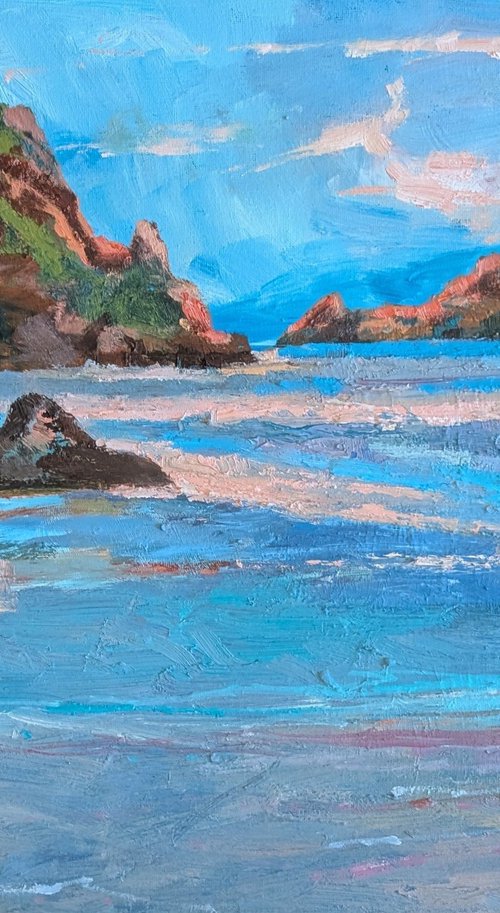 Not alone at the sea by Padmaja Madhu