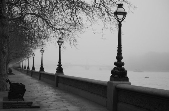 Chelsea Embankment, London [Unframed; also available framed]