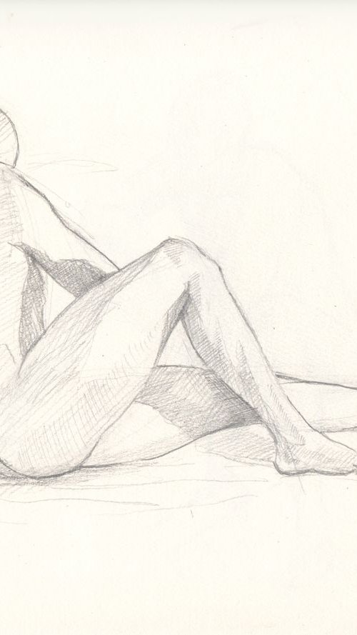 Sketch of Human body. Man.72 by Mag Verkhovets