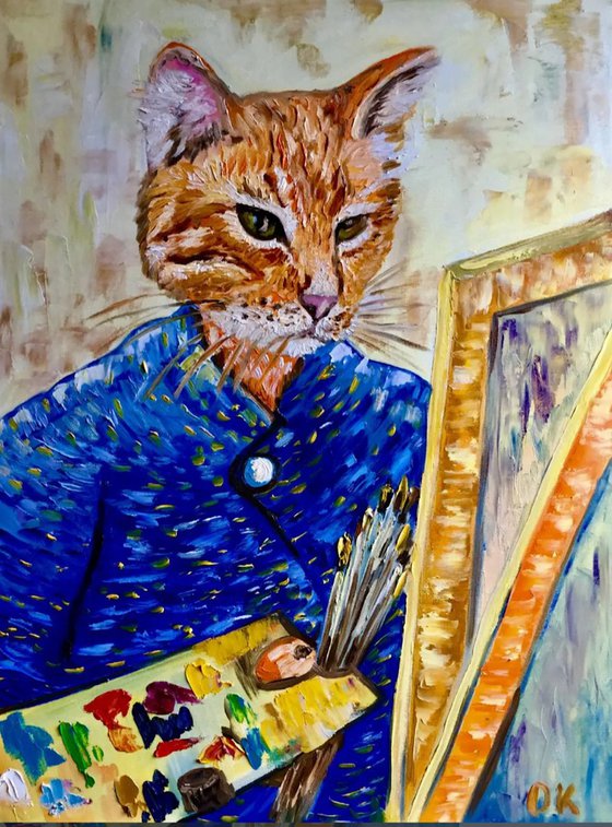 Cat La Van Gogh.