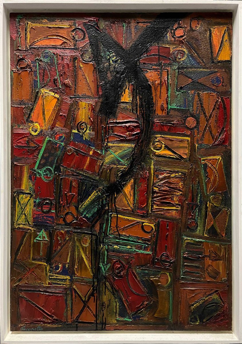 Segnaletica (Field Of Signs) By Gastone Cecconello, 28 X 41, Artwork For Sale On Artfinder