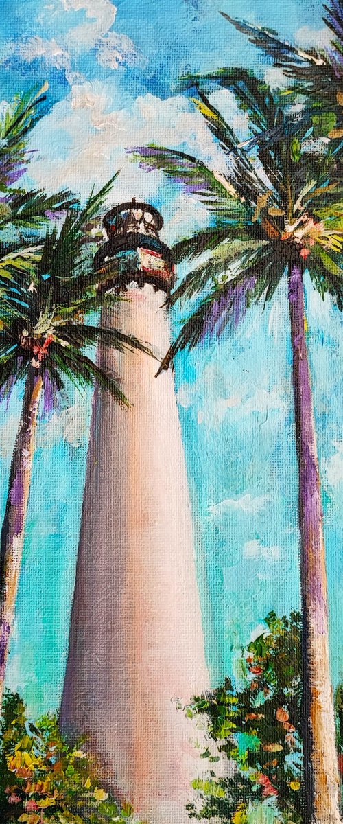 Cape Florida lighthouse by Tatajana Obuhova