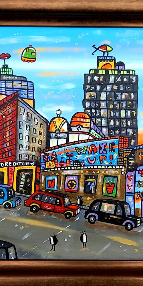 London Shoreditch in a parallel world by Maria Luisa  Azzini