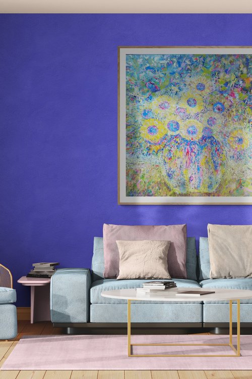 Golden Sunflowers 2026 by Lesley Blackburn