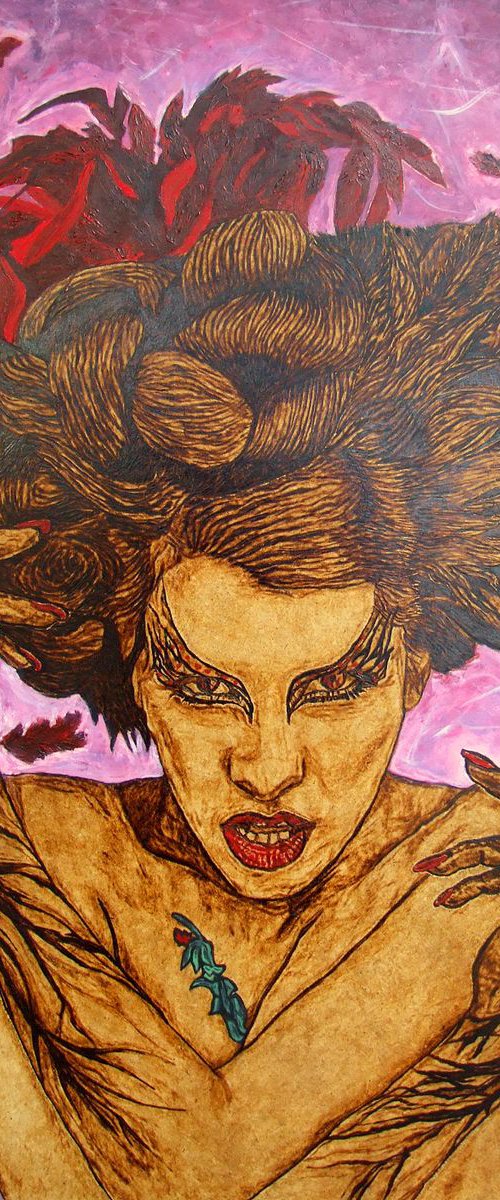 The Swan Princess by MILIS Pyrography
