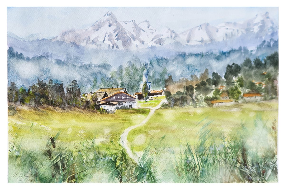 Alpine Village by Yulia Schuster