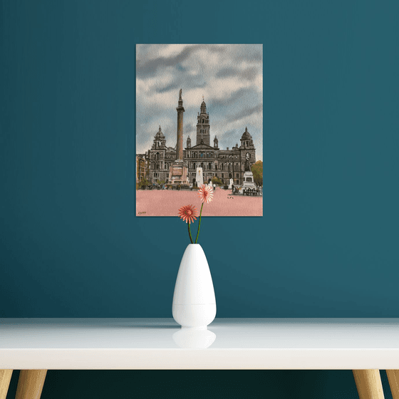 George square, Glasgow city