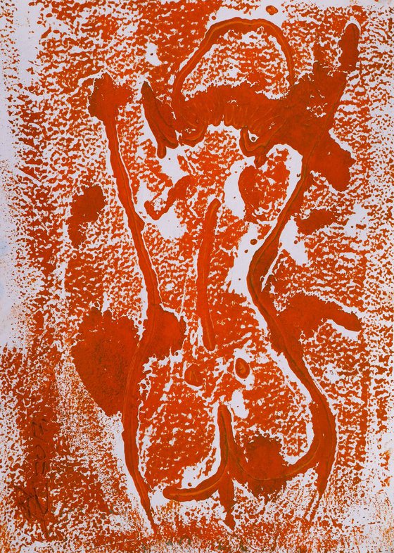 Nude monotype # 13