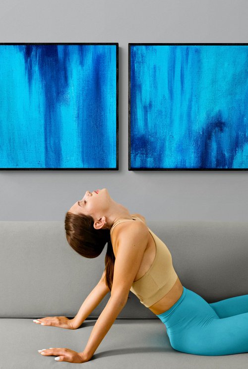 Beyond the sea no. 5421 - set of 4 by Anita Kaufmann
