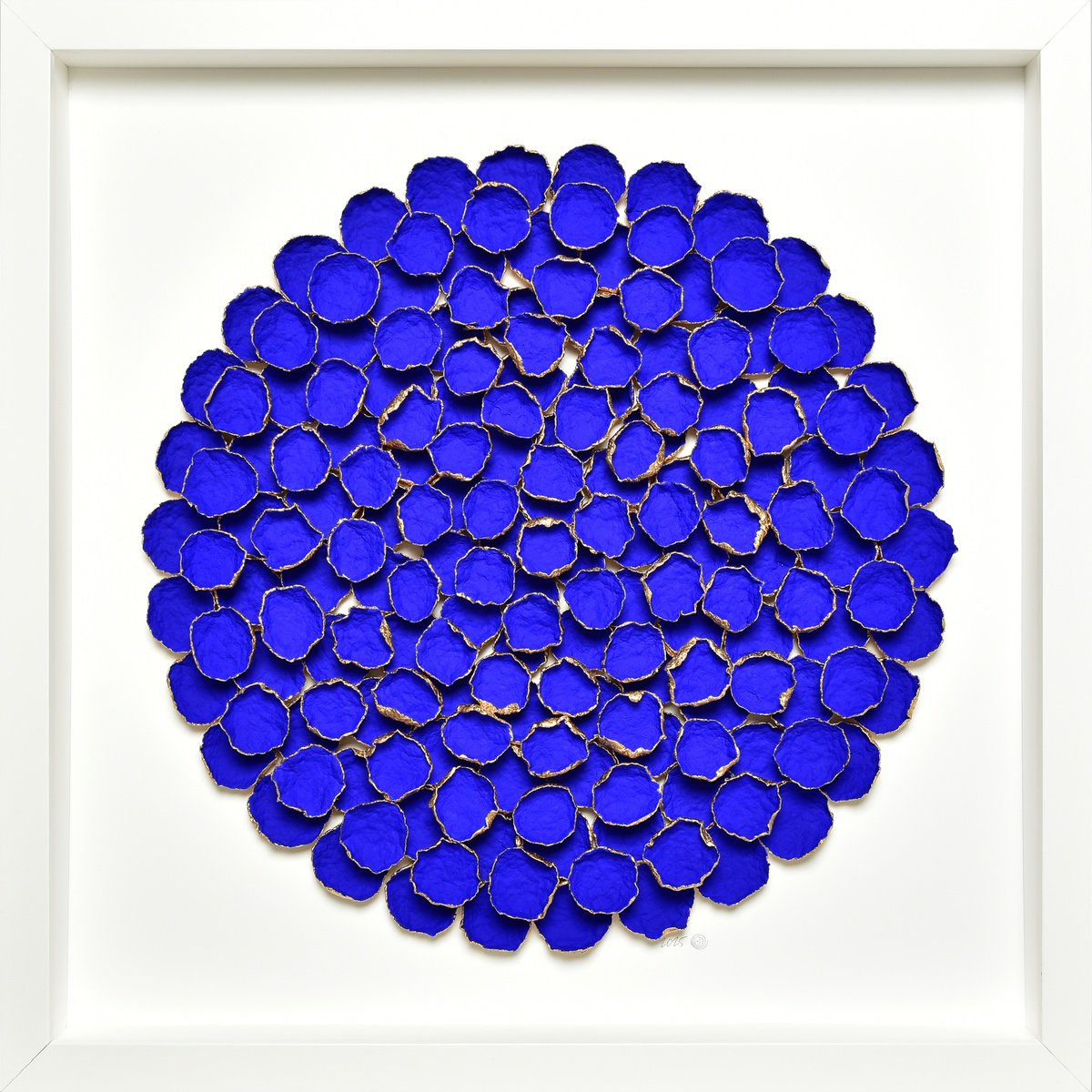 Organic Abstract Sculpture By Olga Skorokhod, 26 X 26", Bloom #20, Original Artwork