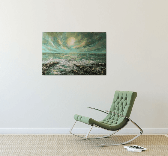 Castaway-Seascape painting