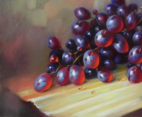 "Still life with grapes"