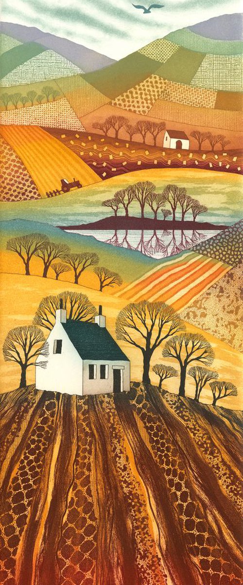 Country Reflections (mounted) by Rebecca Vincent